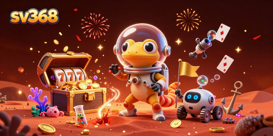 Experience winning moments at sv368's vibrant casino featuring adventurous characters.