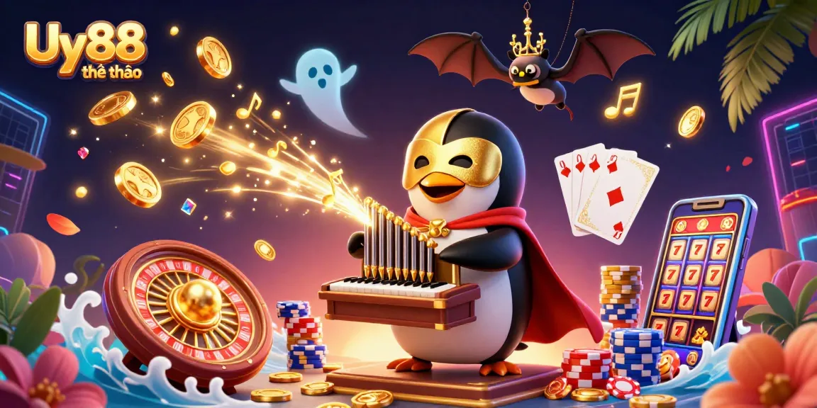 Experience the exhilarating world of Uy88 thể thao as the phantom penguin orchestrates winning moments.