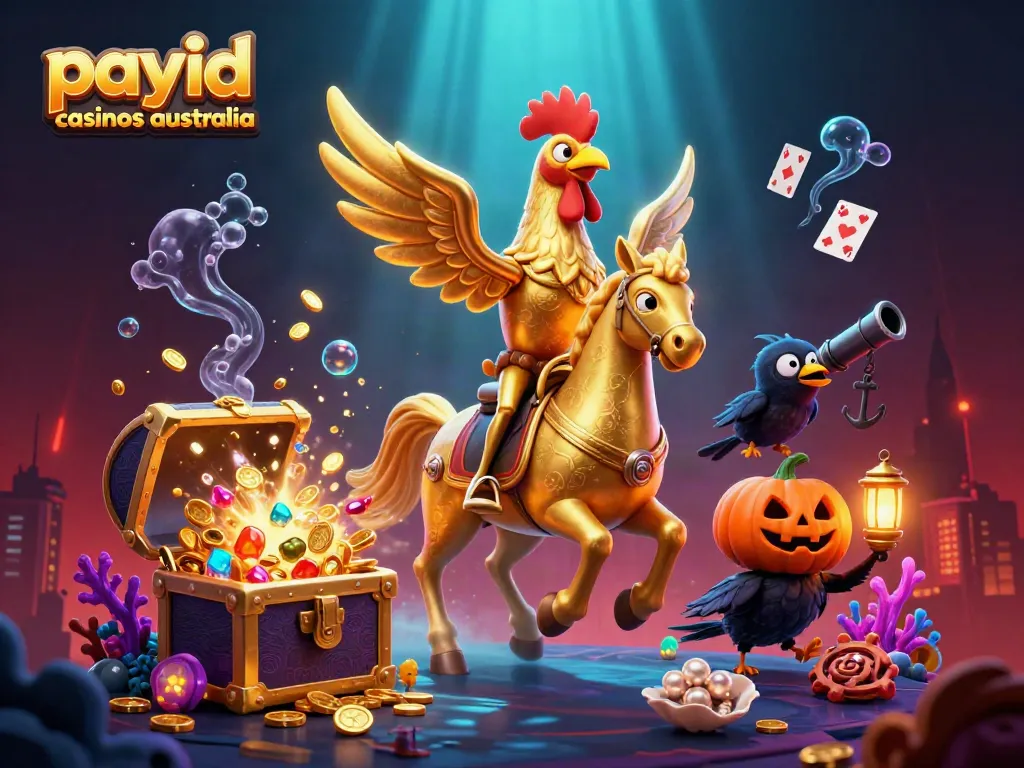 Experience the thrill of play at payid casinos australia with a captivating casino scene.