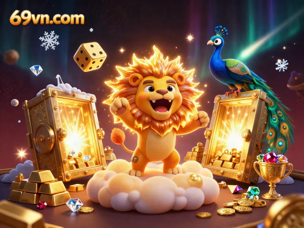Experience the thrill of 69vncom with vibrant casino elements and energetic characters.