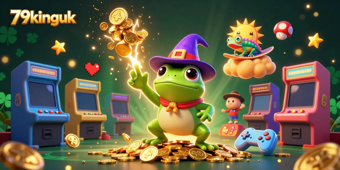 Experience thrilling gameplay on 79kinguk with shining coins and vibrant casino elements.