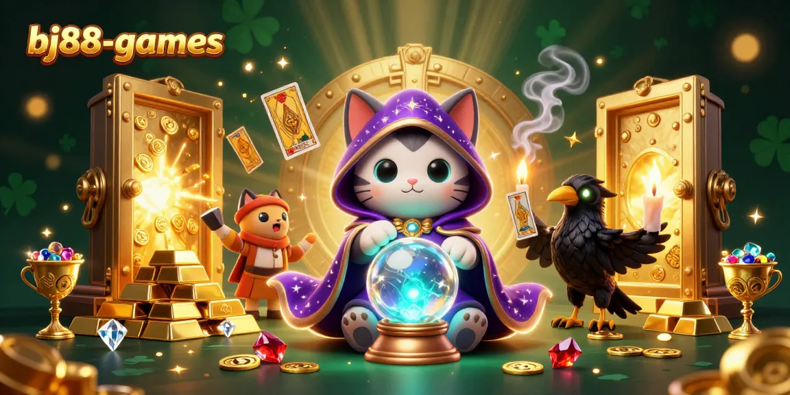Experience thrilling gambling action at bj88-games with mystical elements and rich treasures.