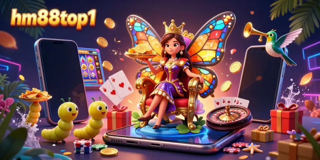 Experience the vibrant hm88top1 casino world with stunning characters and dynamic gaming visuals.