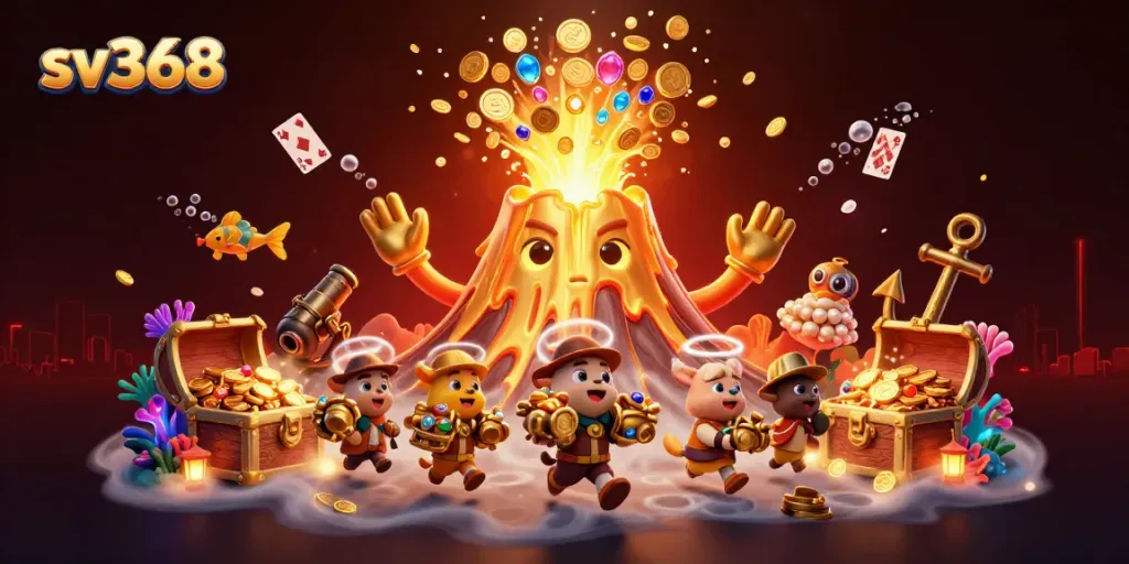 Experience the thrill at sv368 casino with vibrant gaming elements and treasure-filled adventures.