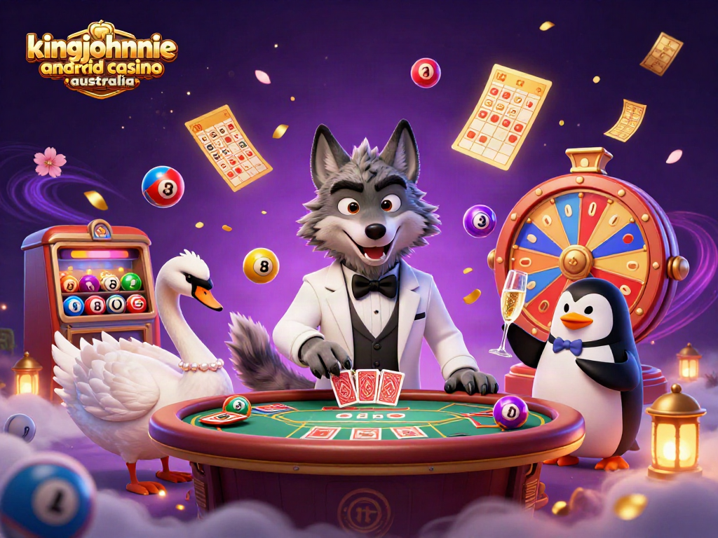 Experience excitement at kingjohnnie android casino australia with our dynamic baccarat scene featuring animated characters.