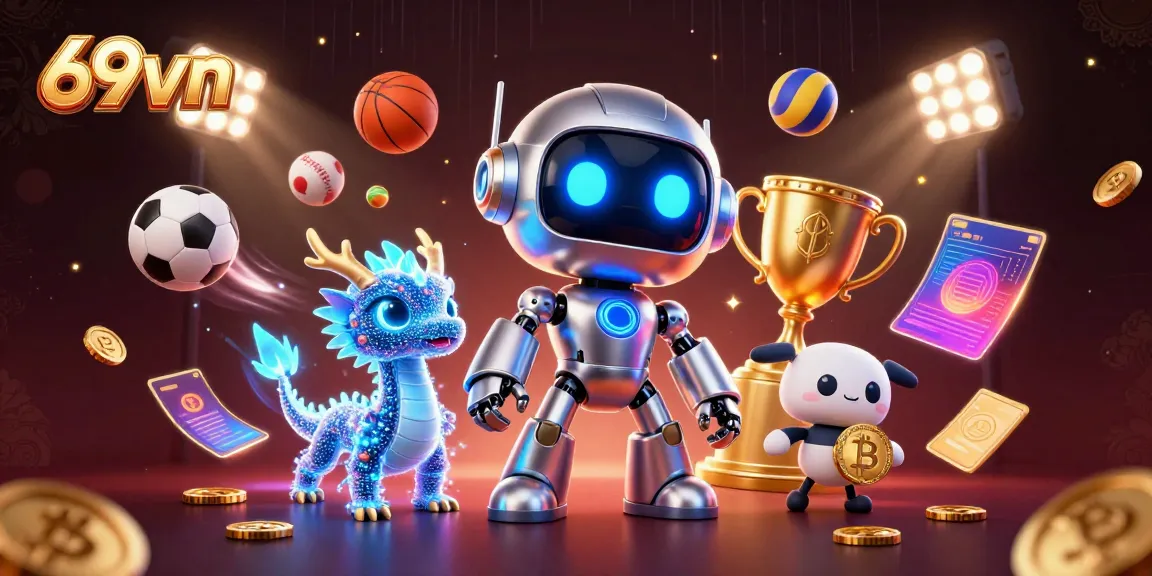 Engage in exceptional gaming experiences with 69vn's vibrant 3D casino world.
