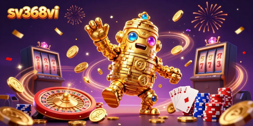Engage with sv368vi's thrilling dynamics of the online casino experience featuring an ancient golem.